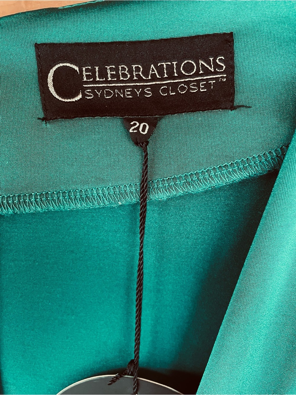 Celebrations by Sydney’s Closet Knot Front Green Dress XL -1X - Picture 2 of 11